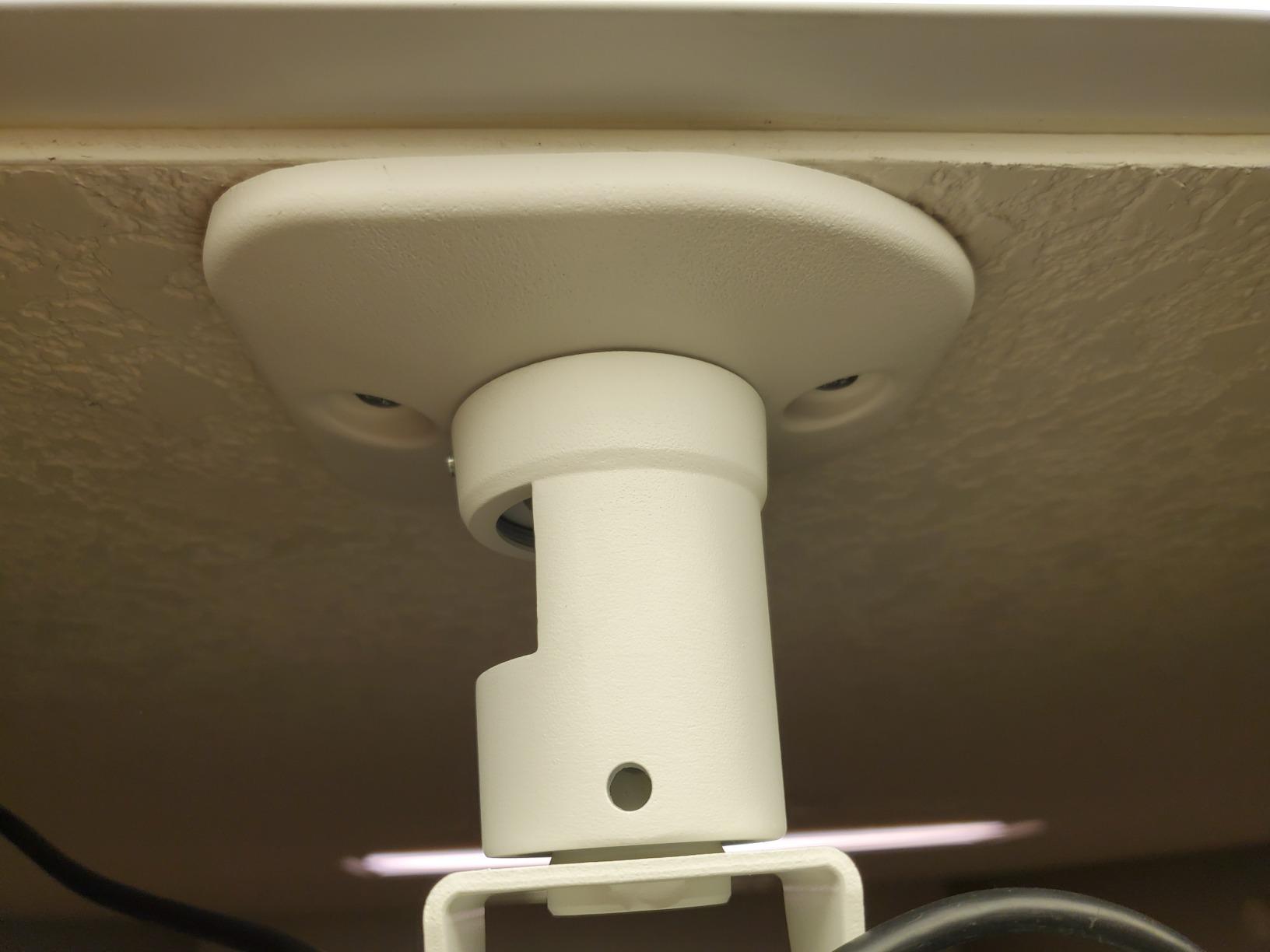 Full Motion Universal Ceiling Projector Mount Bracket with Adjustable Height and Extendable Arms Rotating Swivel Mount for Home and Office Projector (Black) customer photo 2