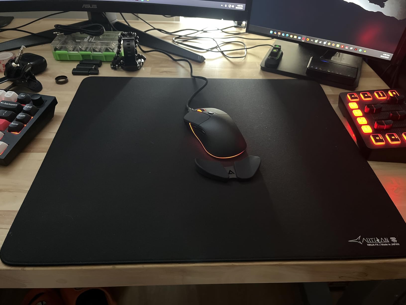 ARTISAN Zero Gaming mouse pad, (Black/XL) [FX-ZR-SF-XL] FX Soft (Japan Import) customer photo 2