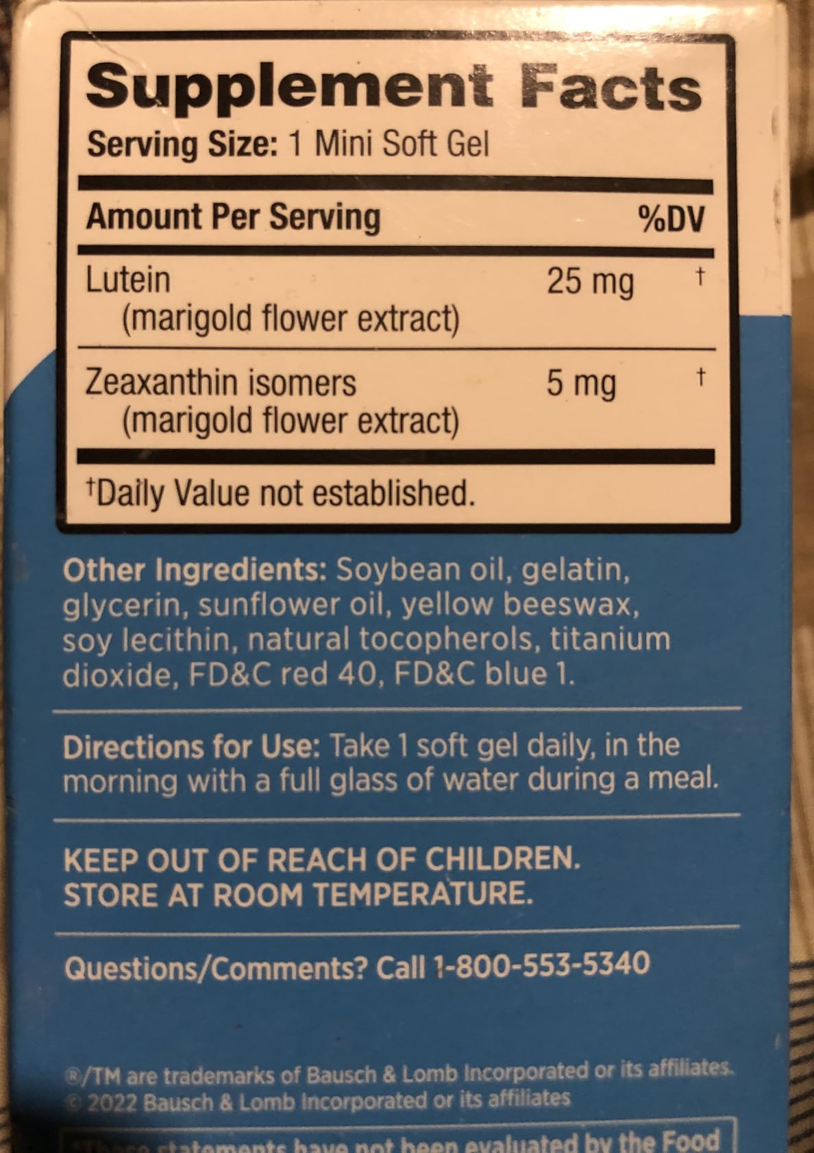 Ocuvite Blue Light Eye Vitamins Lutein & Zeaxanthin Supplement, 30 Softgels customer photo 2