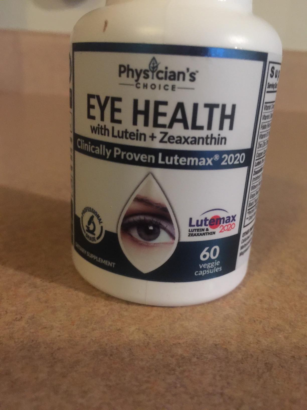 Physician's Choice Eye Health - Lutein, Zeaxanthin & Bilberry Extract customer photo 2