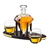 Godinger Whiskey Decanter and Whiskey Glasses Set, Diamond Liquor Decanter and Cocktail Whiskey Glasses Gift Set - for Liquor, Scotch, Bourbon, Vodka - 850ml customer photo 2