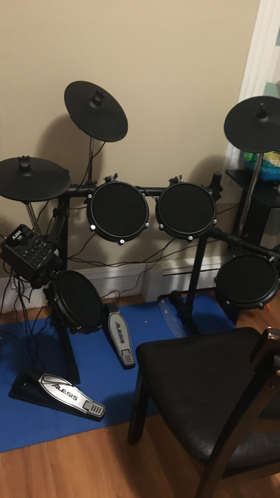 Alesis Turbo Mesh Kit Electric Drum Set | Compact Design, 8