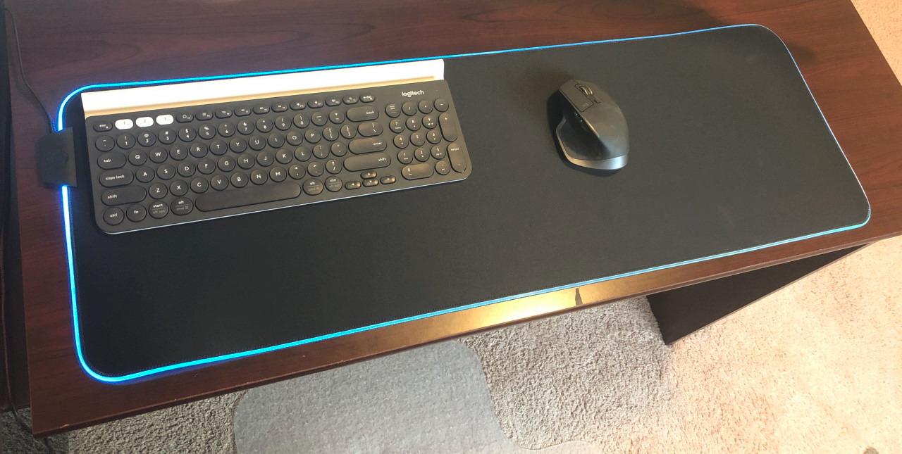 SteelSeries QcK Gaming Mouse Pad - Medium RGB Prism Cloth customer photo 2