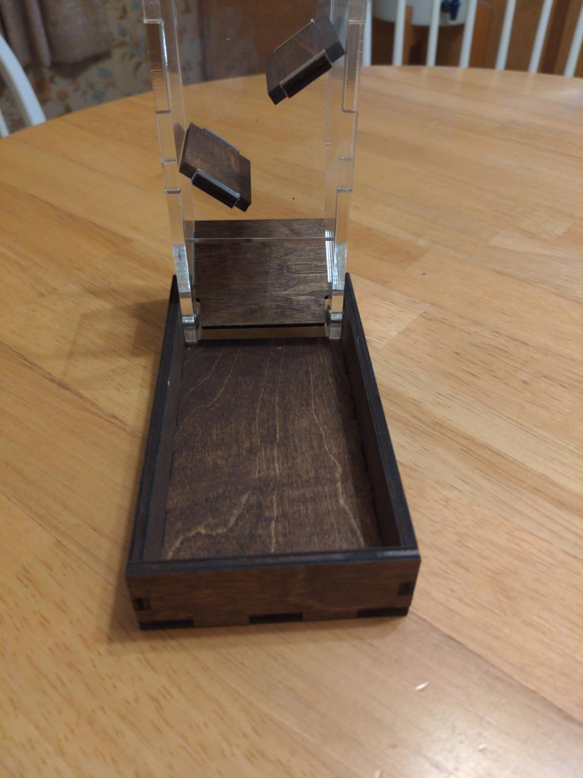 C4Labs Travel Portable Draw Bridge Dice Tower – Walnut customer photo 2