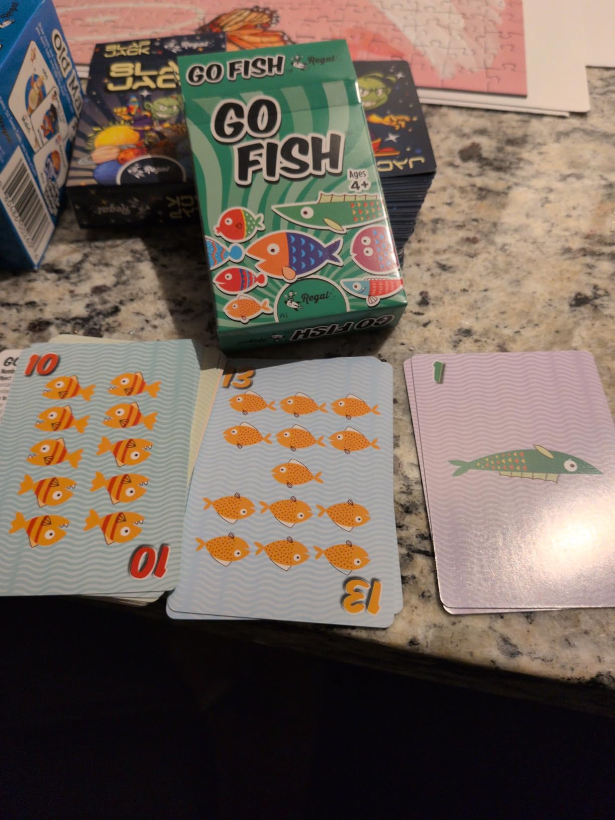 Regal Games Card Games for Kids - Go Fish, Crazy 8's, Old Maid, Slap Jack, Garbage Monster, War - Simple & Fun Classic Family Table Games - Games May Vary (6 Set) customer photo 1
