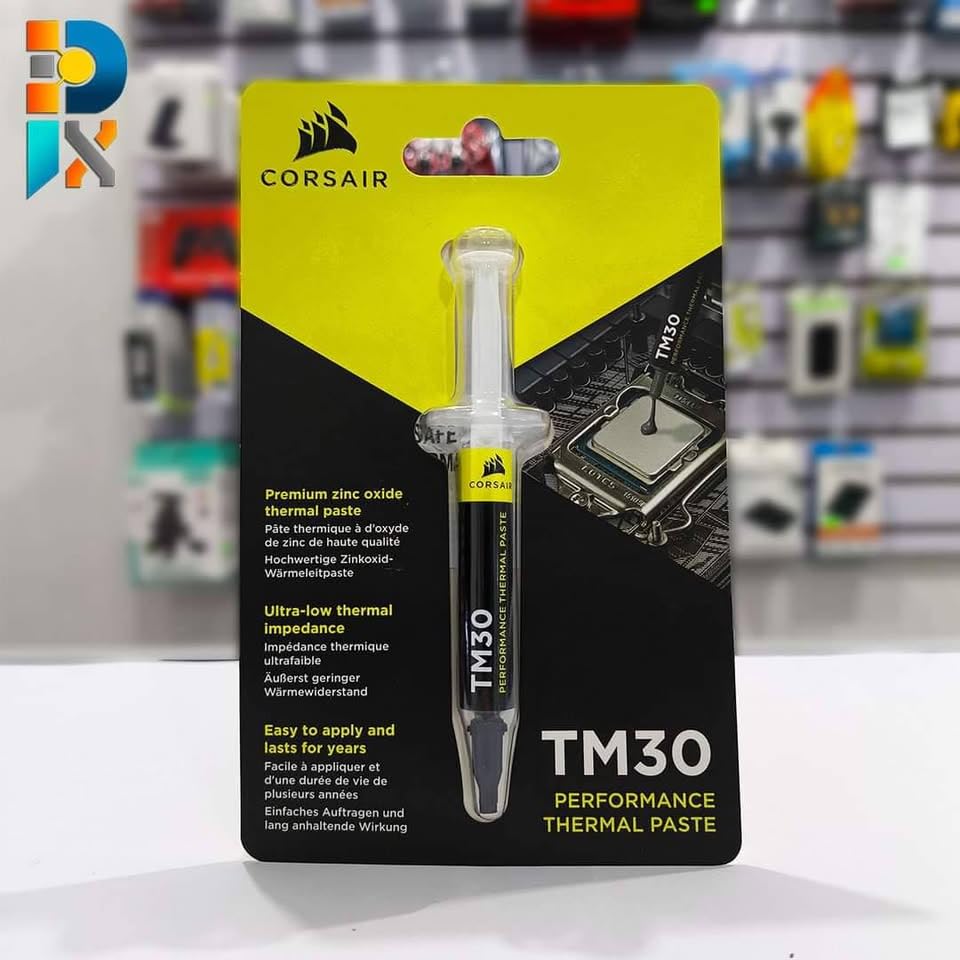 Corsair TM30 Performance Thermal Paste | Ultra-Low Thermal Impedance CPU/GPU | 3 Grams customer photo 1