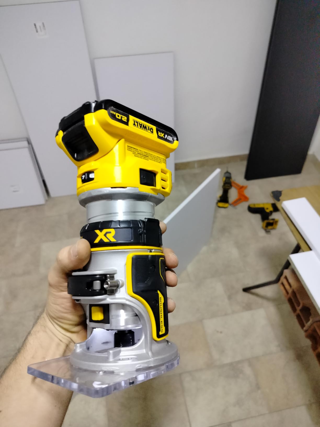 DEWALT 20V Max XR Cordless Router, Brushless, Tool Only (DCW600B) customer photo 2