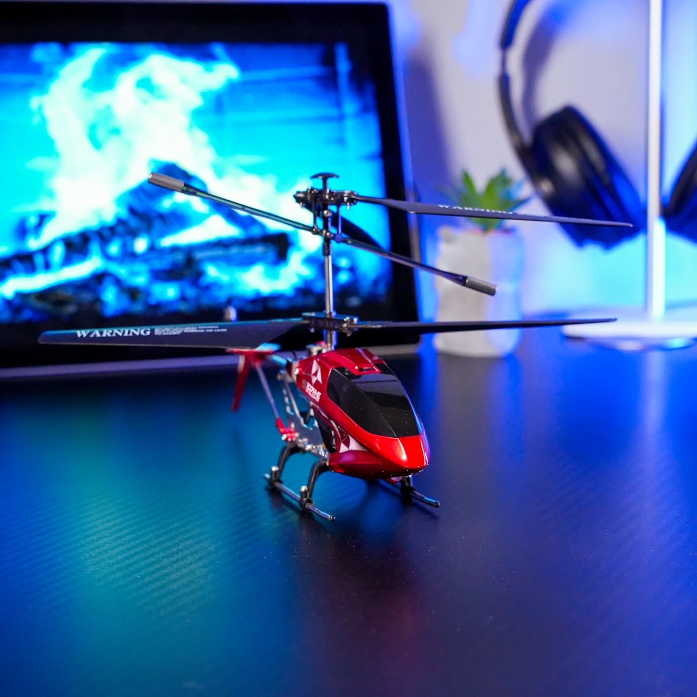 SYMA S107H-E RC Helicopter for Kids, Alloy Body, Altitude Hold, Red customer photo 1