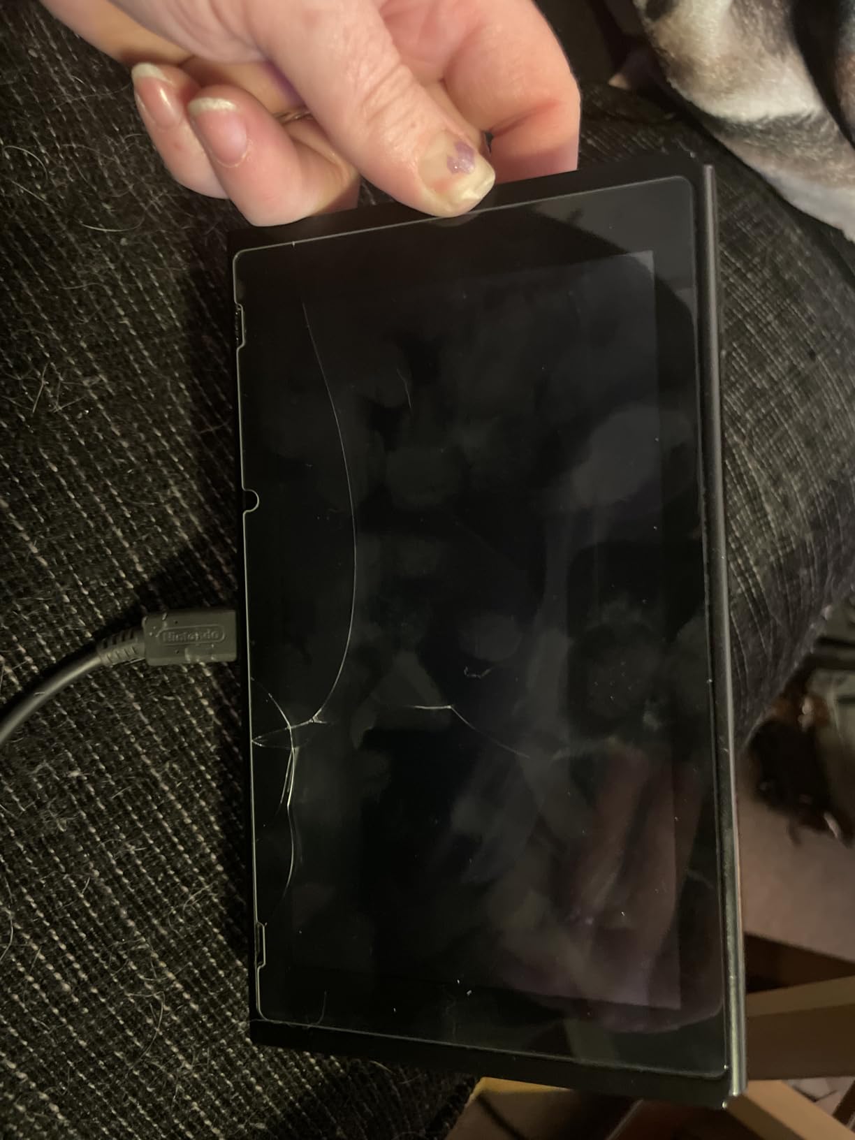 for Nintendo Switch Screen Replacement LCD Display Panel Repair Parts,Include Tempered Glass customer photo 1
