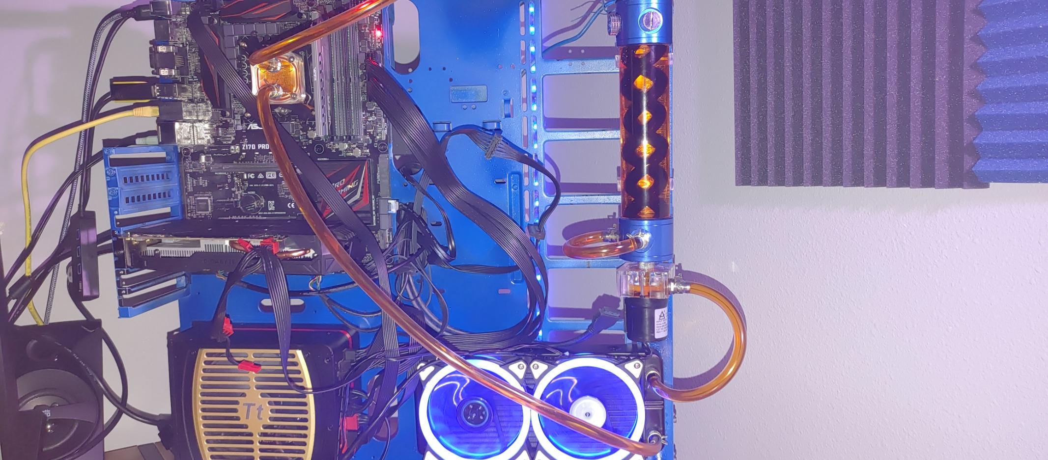 DIY 240mm Water Cooling Kit, DIY 240mm Cooler CPU/GPU Block Pump Reservoir with LED Fan Heat Sink Computer Water Cooling Connectors Kit, Liquid CPU Cooler Kit customer photo 1