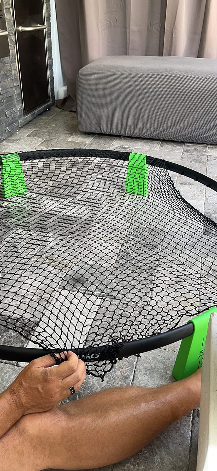 GoSports Slammo XL Extra Large Round Net Game for Beginners - Includes 3 Balls, Pump & Carrying Bag customer photo 1