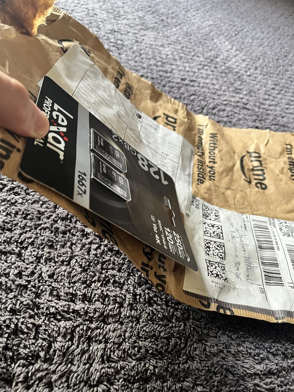 Lexar 128GB Professional 1667x SD Card, UHS-II, C10, U3, V60, Full HD, 4K, Up To 250MB/s Read SDXC Memory Card (LSD128CBNA1667) customer photo 2