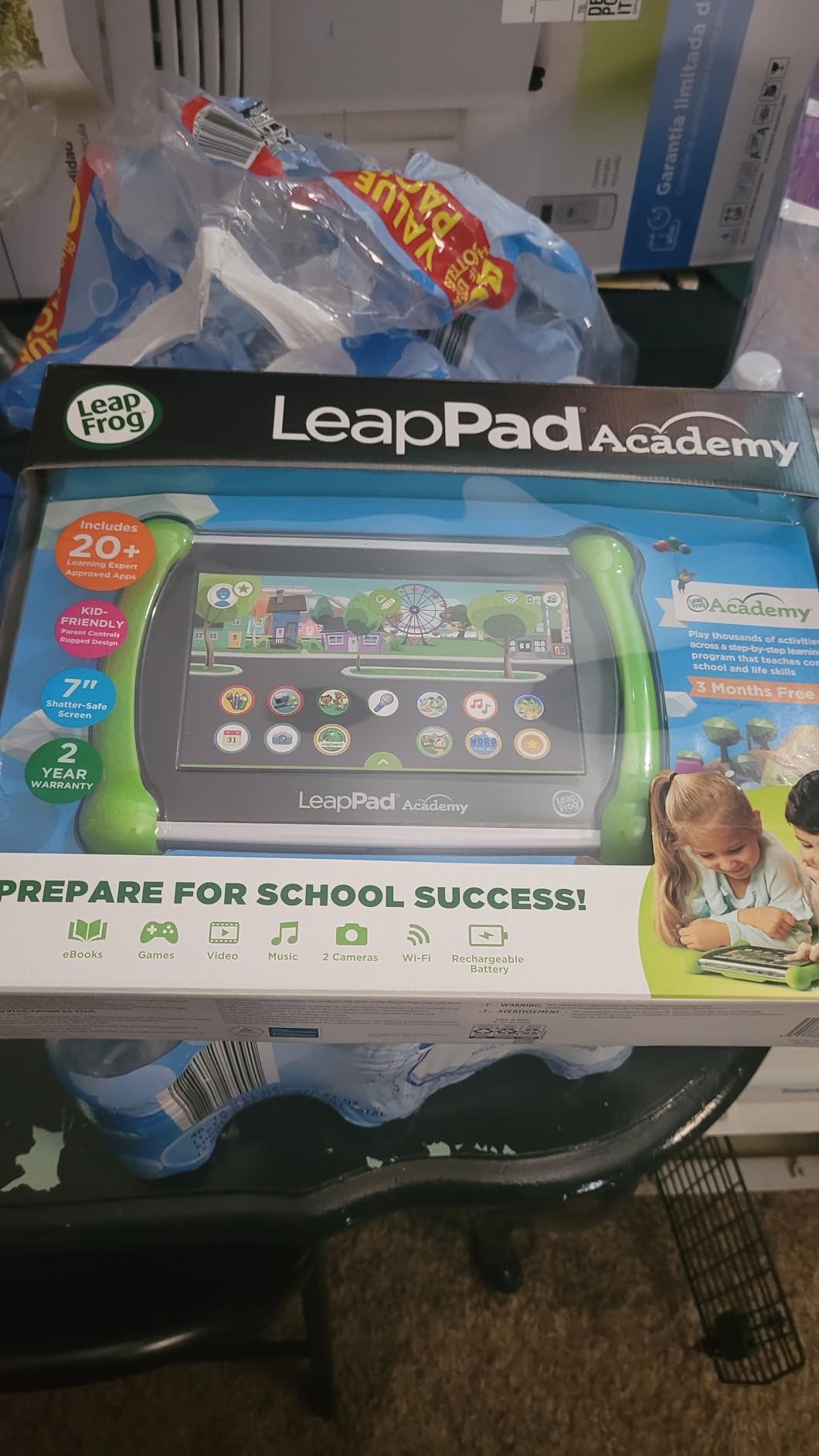 LeapFrog LeapPad Academy Kids' Learning Tablet, Green customer photo 1