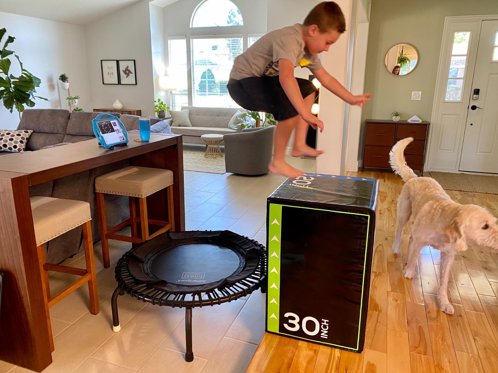 BalanceFrom 3-in-1 Foam Plyometric Jump Box for Home Gym with Multiple Height Options - Versatile Plyo with Non-Slip Surface for Strength, HIIT, Step-Ups, and Agility Training customer photo 1