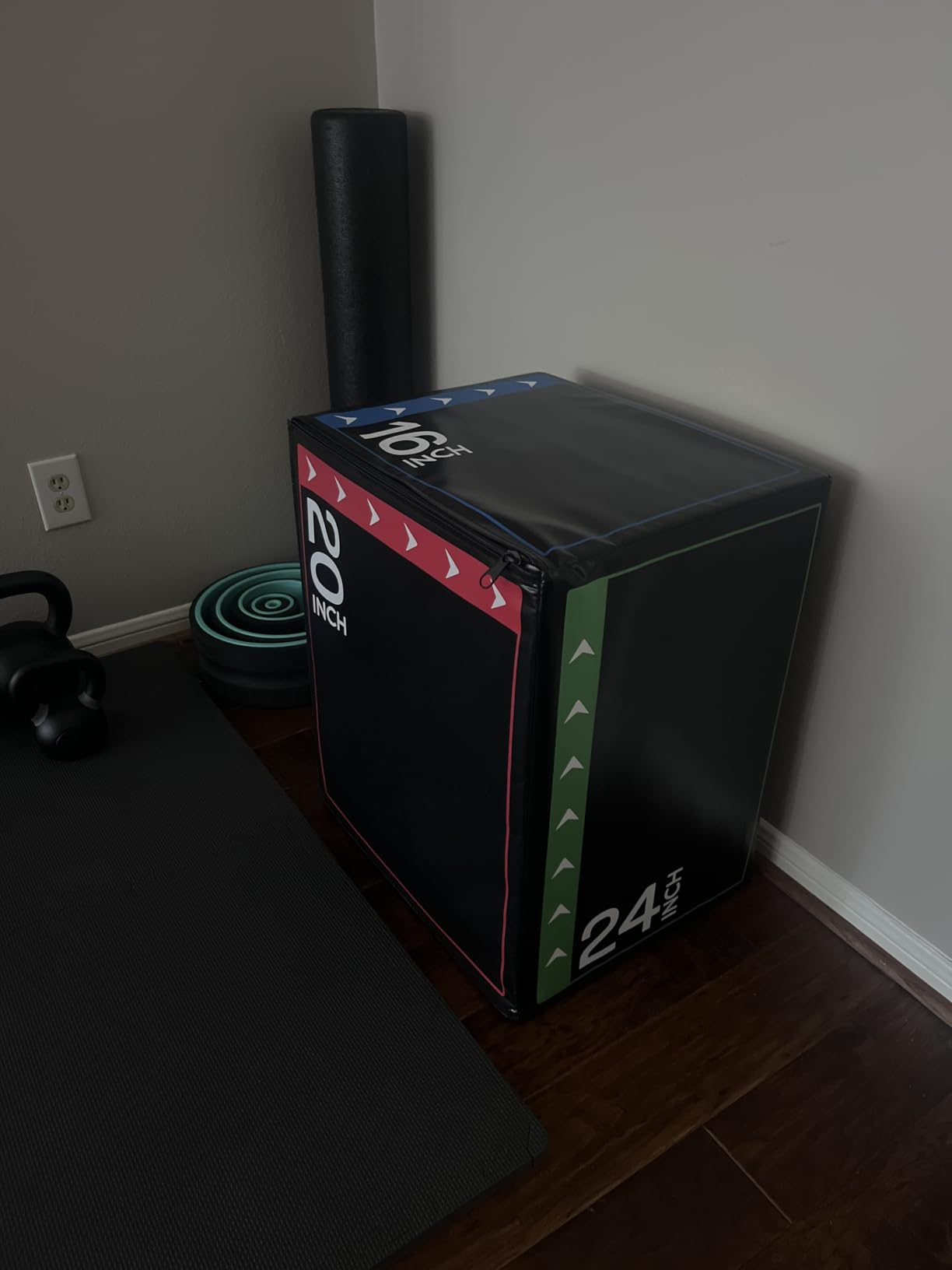 BalanceFrom 3-in-1 Foam Plyometric Jump Box for Home Gym with Multiple Height Options - Versatile Plyo with Non-Slip Surface for Strength, HIIT, Step-Ups, and Agility Training customer photo 2