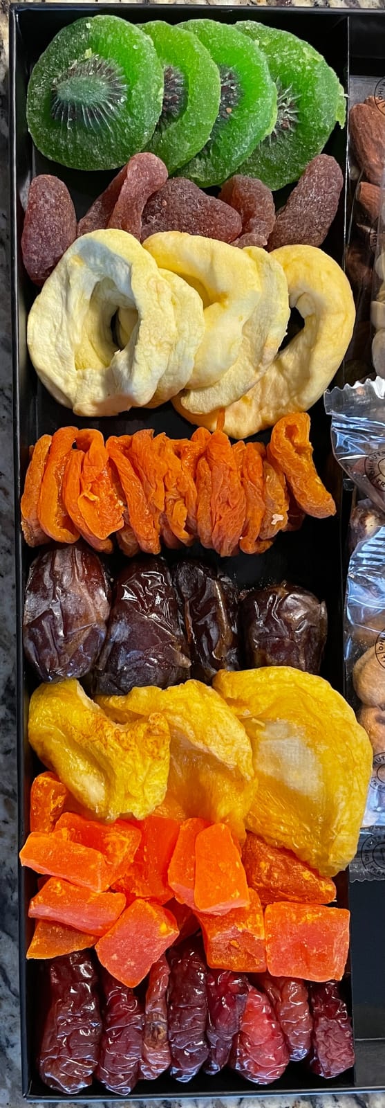Oh! Nuts Dried Fruit and Nut Gift Basket - XL 18 Variety Gourmet Assorted Fruits and Nuts Gift Baskets - Holiday Gift Box - Food Snack Box for Birthday, Corporate - Gift for Men, Women customer photo 2