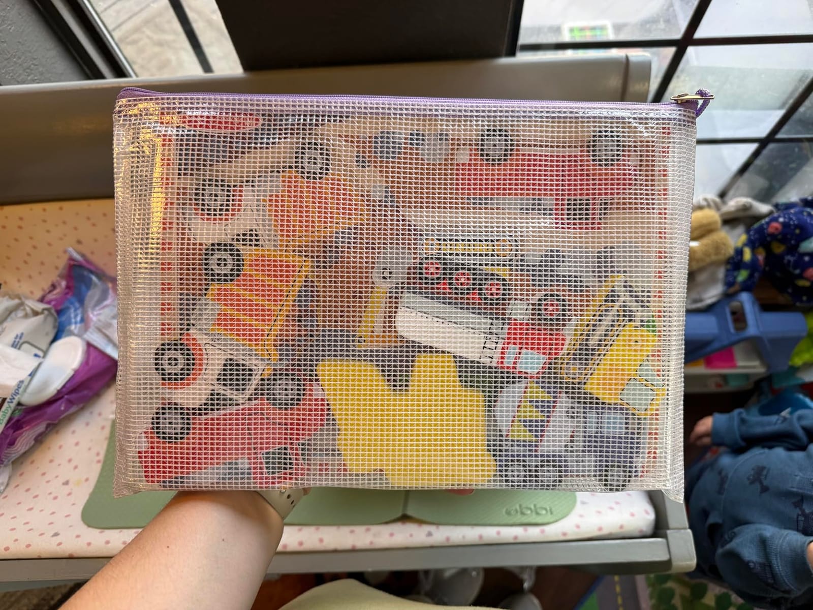 EOOUT 24pcs Mesh Zipper Pouch Bags, for Organizing Storage, Waterproof Zipper Pouches, Letter Size, File Bags for Toys, Puzzle, Board Games customer photo 2
