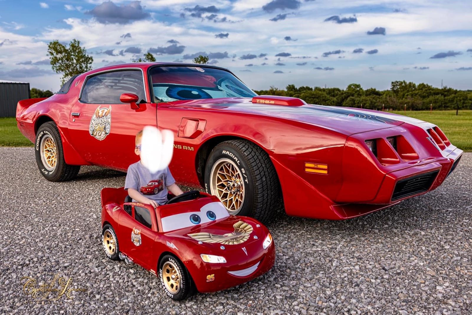 Huffy Cars Lightning McQueen 6V Ride-On with Engine Sounds, Ages 3-7 | LED Headlights, Foot Pedal Drive, Up to 2.5 MPH, 6V Rechargeable Battery, Wide Traction Tires, McQueen Graphics customer photo 1