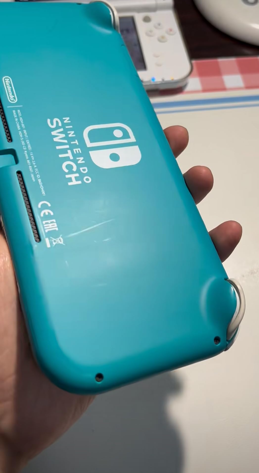 JETech Grip Case for Nintendo Switch Lite, HD Clear | Ergonomic Grip Design, Shock-Absorbing Protection, Anti-Scratch Clear Back, Slim Fit customer photo 1