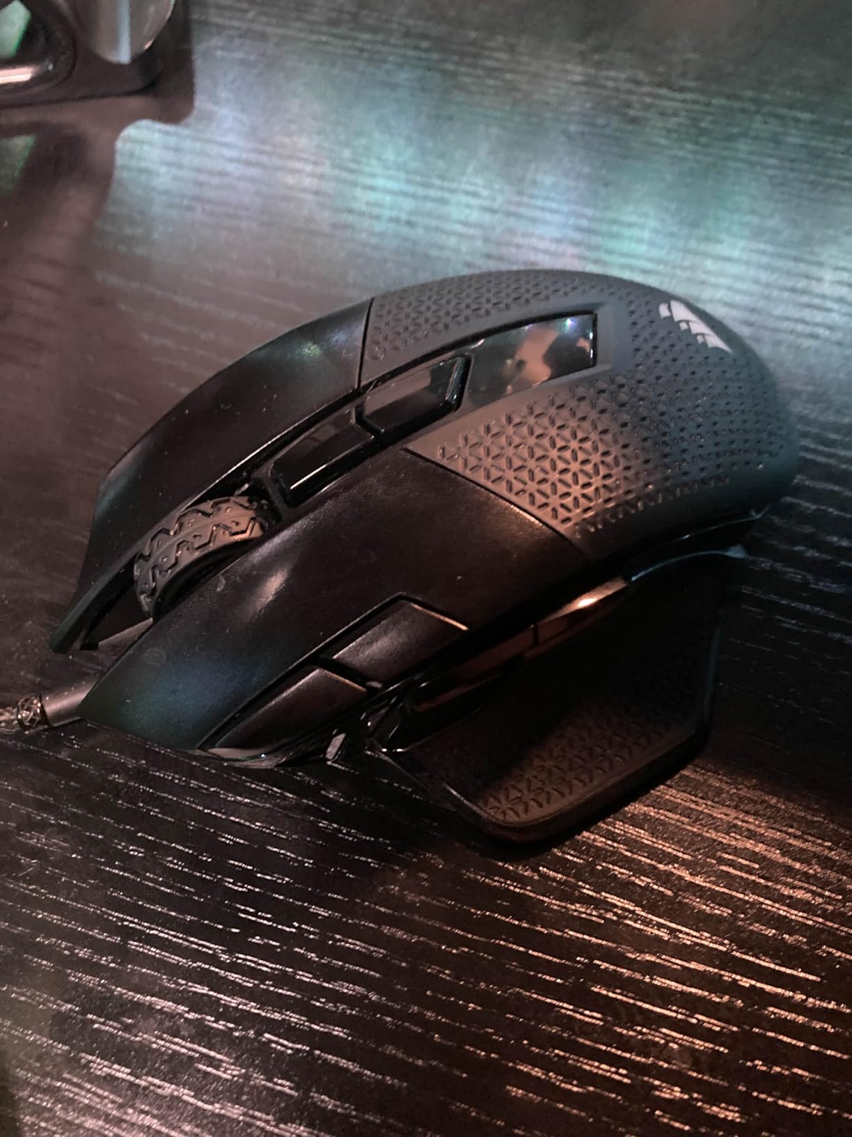Corsair NIGHTSWORD RGB Adjustable Weight FPS MOBA PC Gaming Mouse – Black customer photo 2