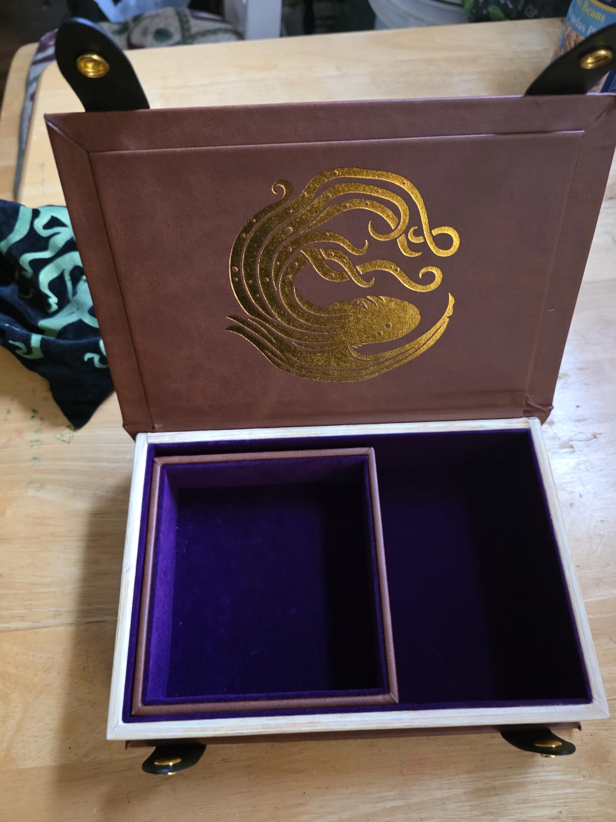 Fantasydice - Cthulhu Tome - Blue Dice Tray with Lid - 9