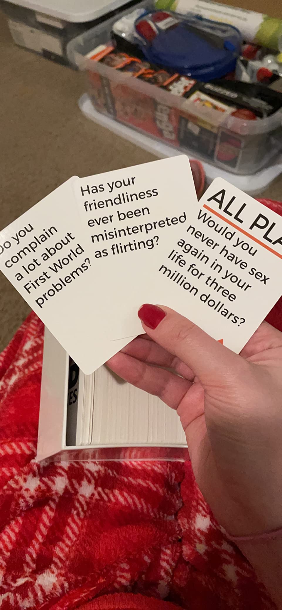 BAD CHOICES Party Game + After Dark Set - Hilarious Adult Card Game for Friends & Game Night | Funny Conversation & Icebreaker Board Game for Parties, Pregames, Social Gatherings & Fun Gift Ideas customer photo 1
