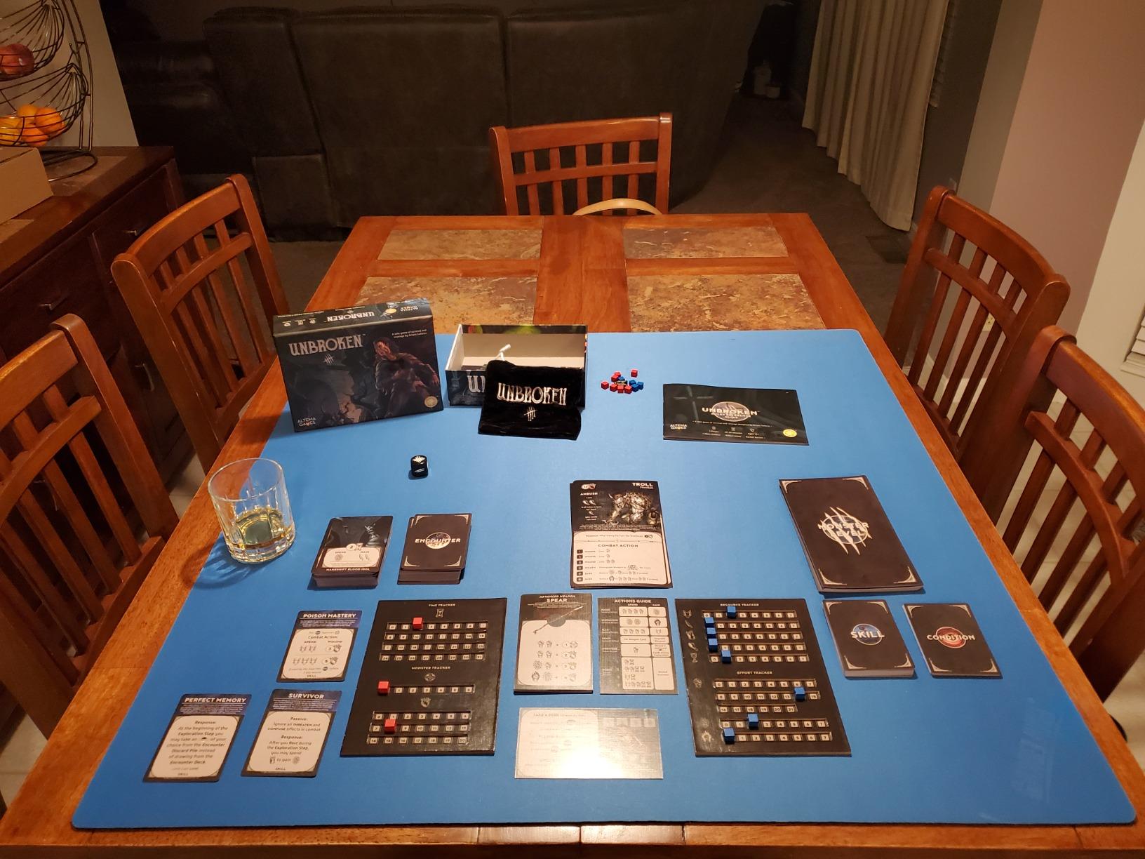 Golden Bell Studios Unbroken: a Solo Game of Survival and Revenge, Black customer photo 1