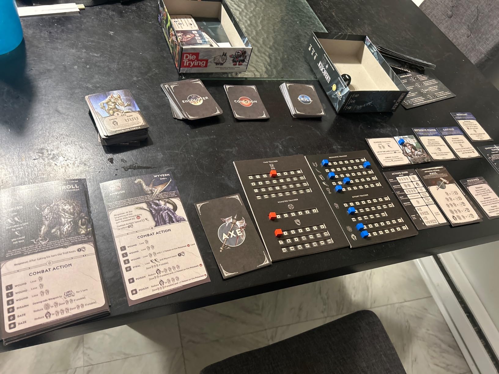 Golden Bell Studios Unbroken: a Solo Game of Survival and Revenge, Black customer photo 2