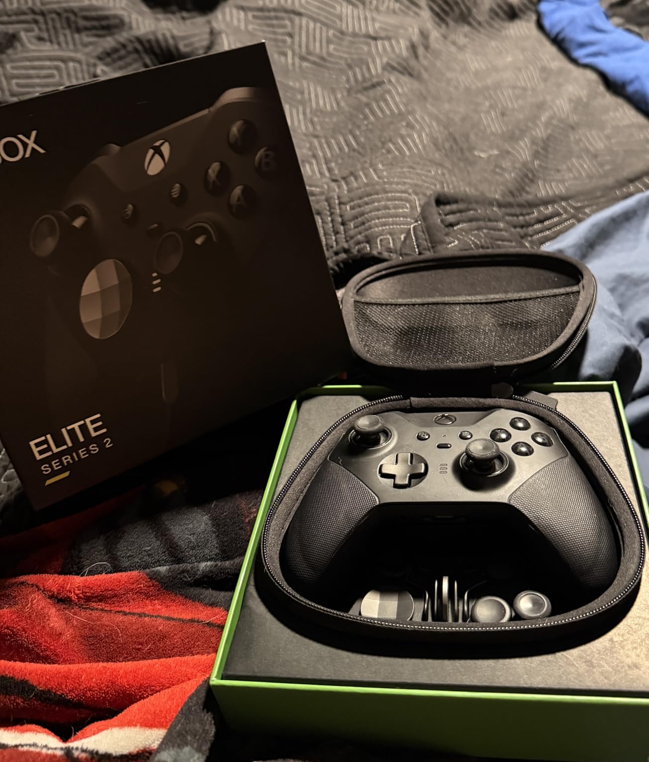 Xbox Wireless Gaming Controller | Elite Series 2 | Black | Consoles, PCs, TVs, mobile, and more | Adjustable Thumbsticks | Trigger Locks customer photo 1