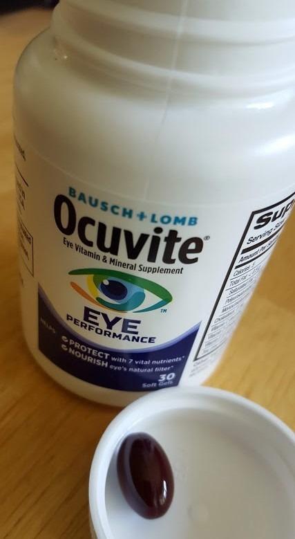 Ocuvite Eye Performance Vitamin & Mineral Supplement, Lutein and Zeaxanthin Supplements, Vitamins C, D, E, Zinc, and Omega-3, Helps Protect Eyes from Blue Light, 30 Softgels customer photo 1