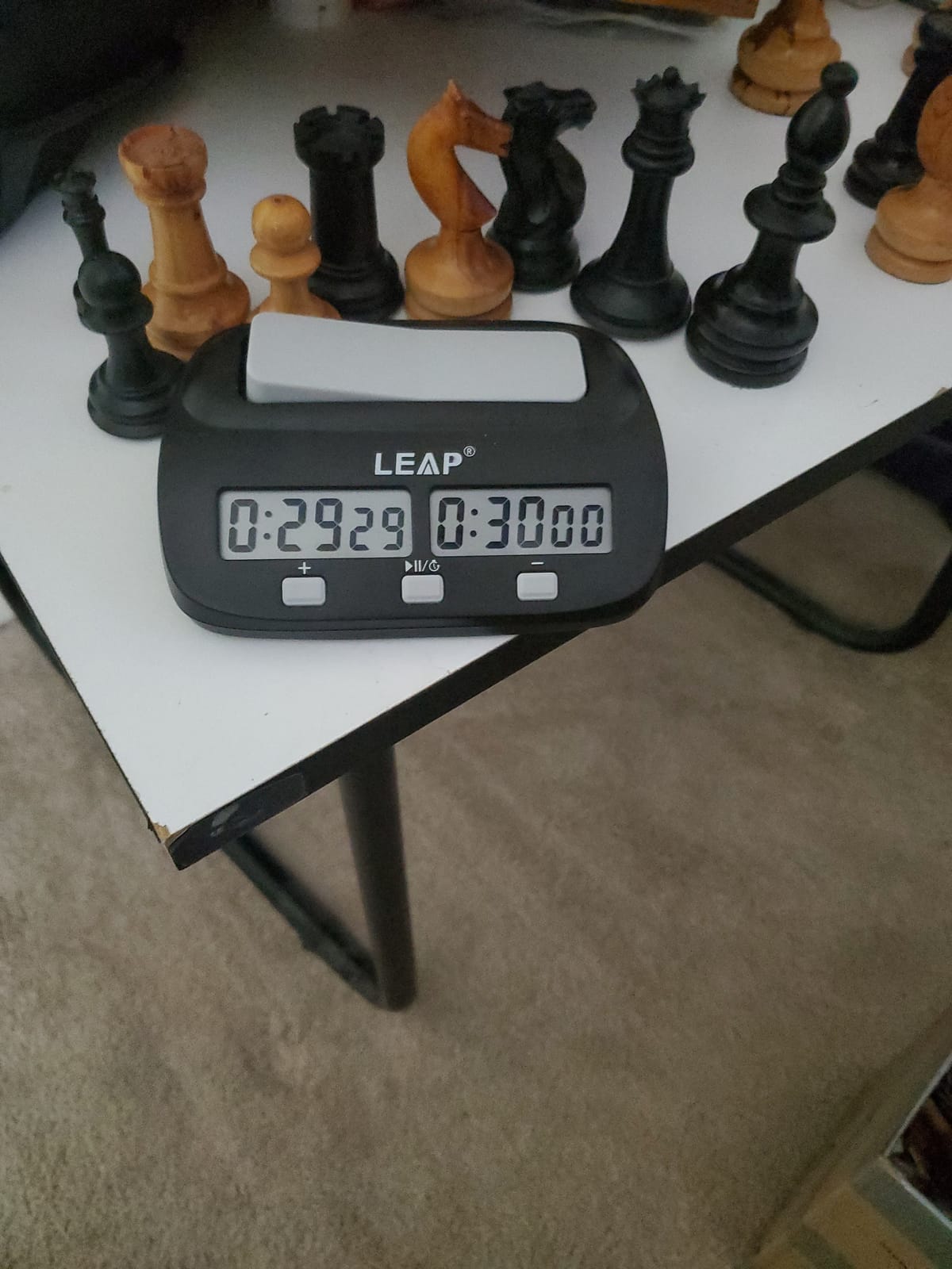 LEAP Digital Chess Clock Fide Approved Chess Timer, 37 Time Pre Settings | Count Up/Down, Byo-yomi, Setting Memory, Energy Save and Custom Time Set customer photo 1