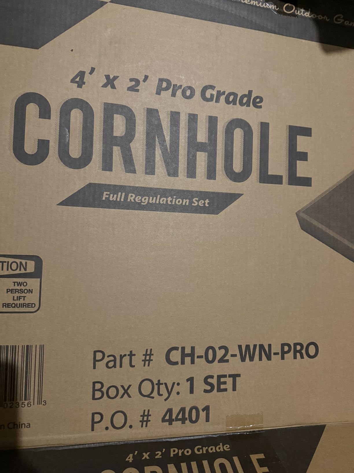 GoSports 4 ft x 2 ft Commercial Grade Cornhole Boards Set customer photo 2