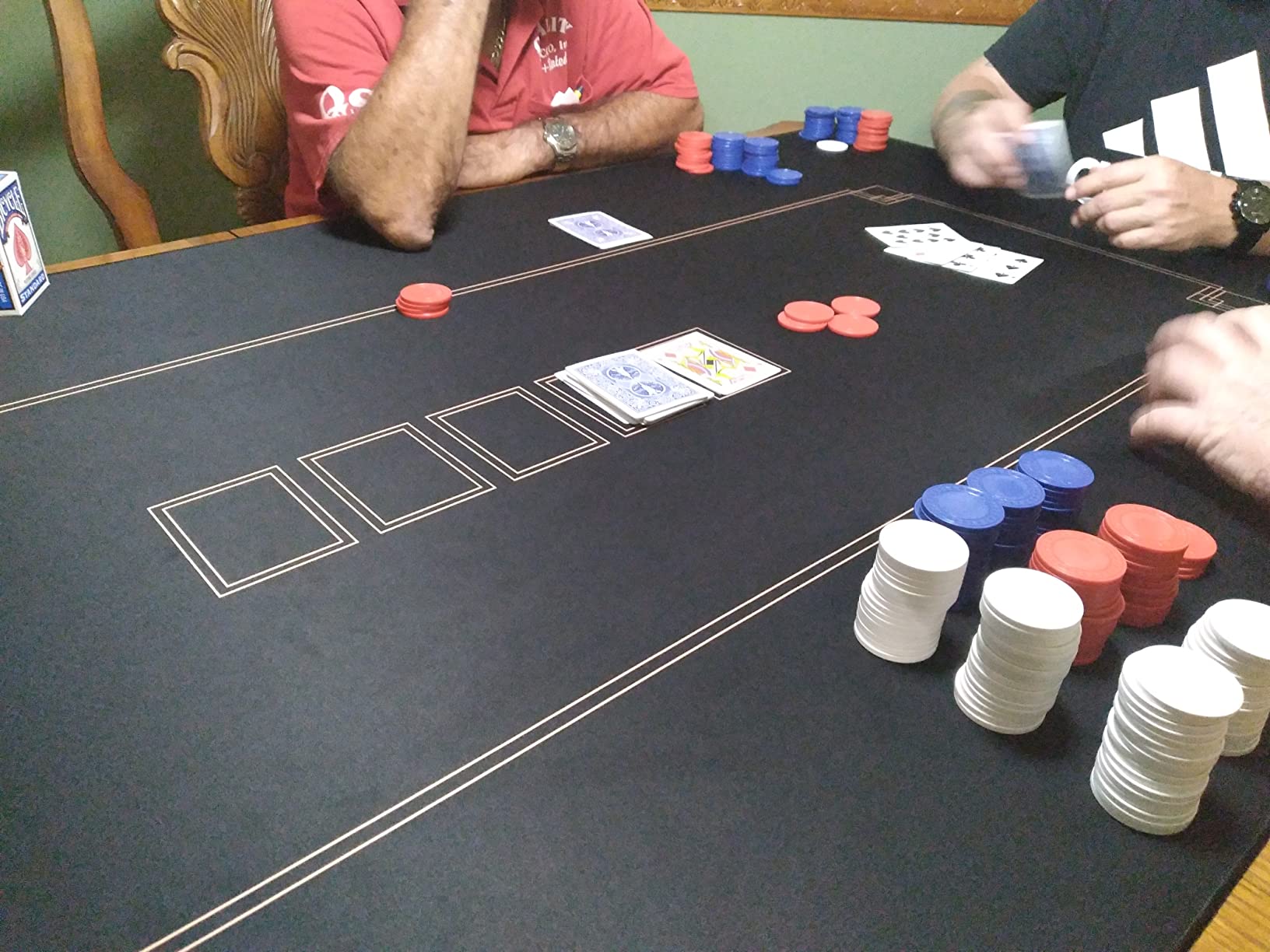 SLOWPLAY Godel Poker Mat, Water Repellent, Durable & Easy to Clean | Smooth premium surface; effortless card sliding; non-slip rubber base; noise reduction; portable carry bag; minimalist design customer photo 1