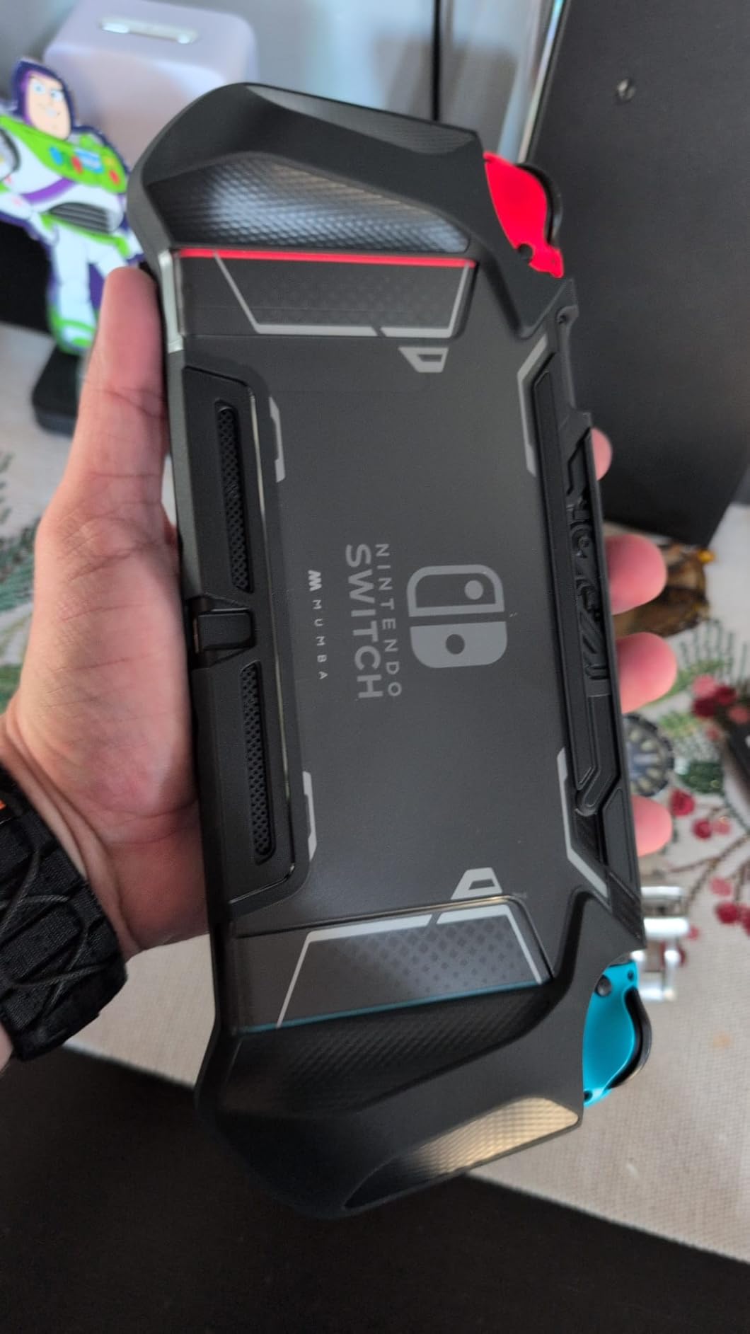 Mumba Dockable Case Compatible with Nintendo Switch 1 (2017 Release), Blade Series TPU Grip Protective Cover customer photo 1