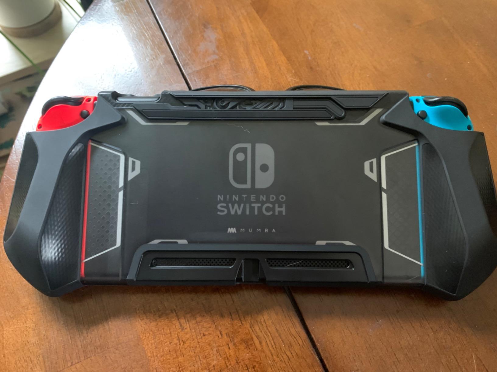 Mumba Dockable Case Compatible with Nintendo Switch 1 (2017 Release), Blade Series TPU Grip Protective Cover customer photo 2