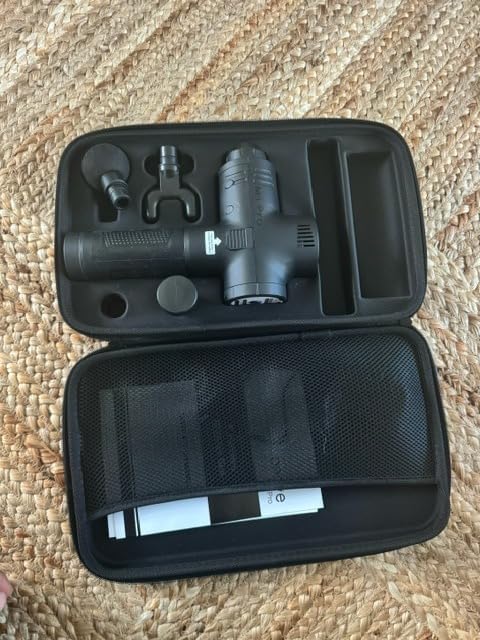 Opove M3 Pro 2 Massage Gun Deep Tissue Percussion Muscle Massager for Workout, Handheld Percussive Therapy Fascia Gun for Athletes Fast Recovery 4-8 Hours Long Battery Life, Powerful, Quiet, Black customer photo 2