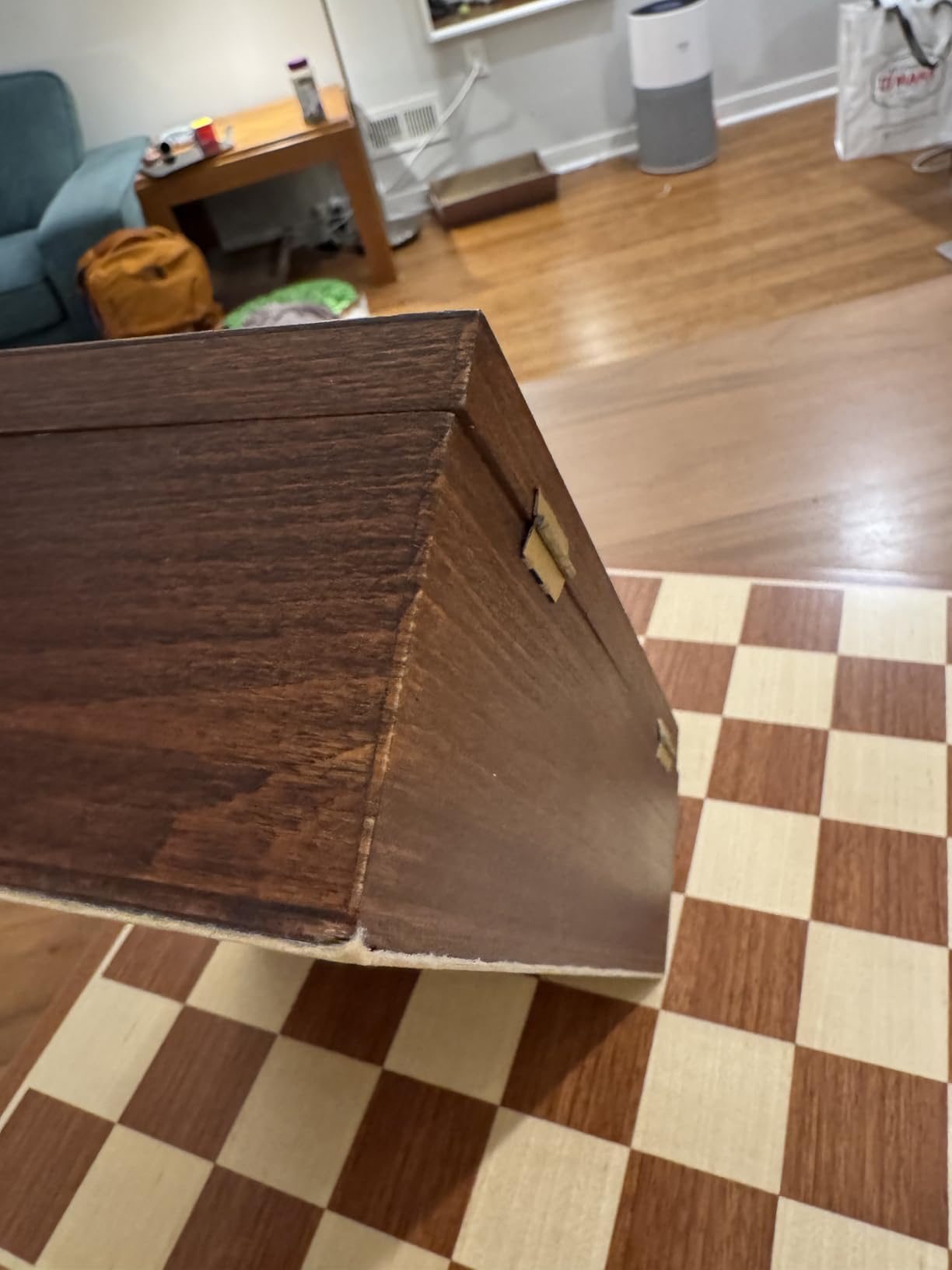 Wooden Storage Box/Case For Standard Size Chess Pieces - Chessmen Not Included customer photo 1