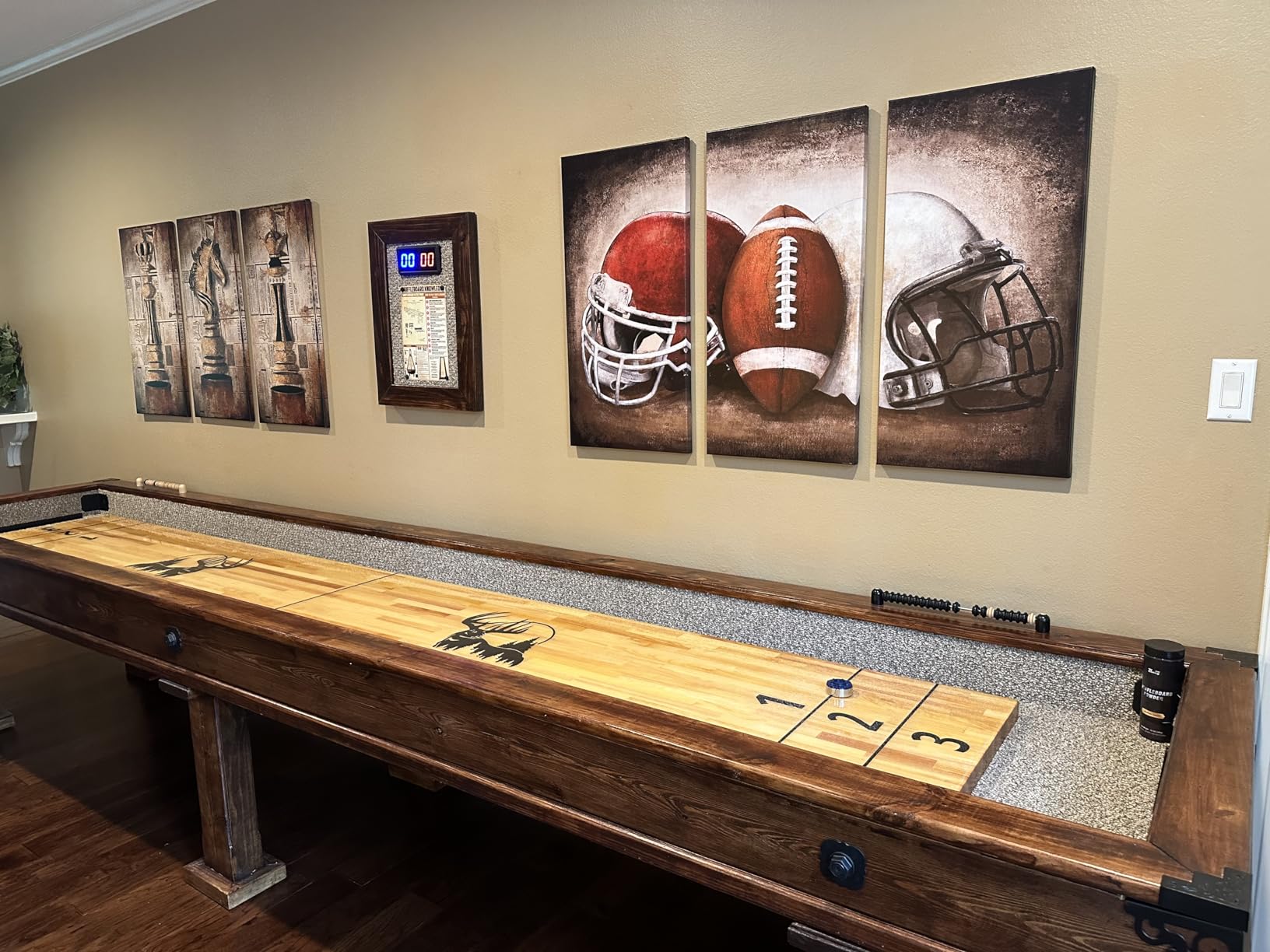 Shuffleboard Score Keeper, Classic Wooden Bead Score System customer photo 2