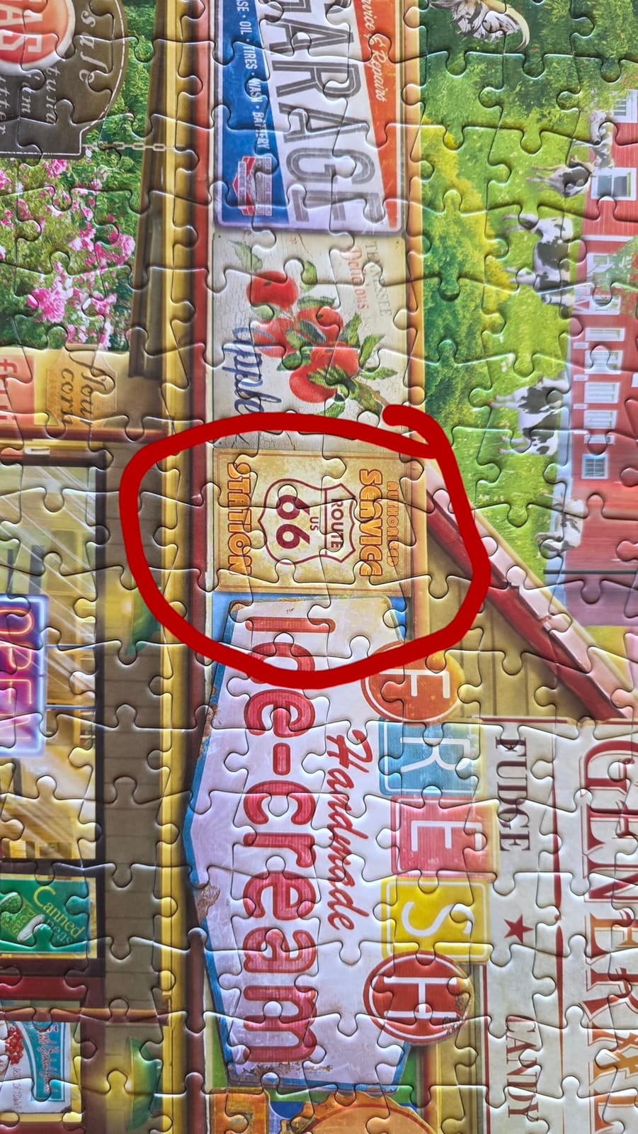 Buffalo Games - Country Store - 1000 Piece Jigsaw Puzzle for Adults | Made in USA, Recycled Board, Finished Size 26.75 x 19.75 in, Includes Poster, Giftable, Frameable Art customer photo 2