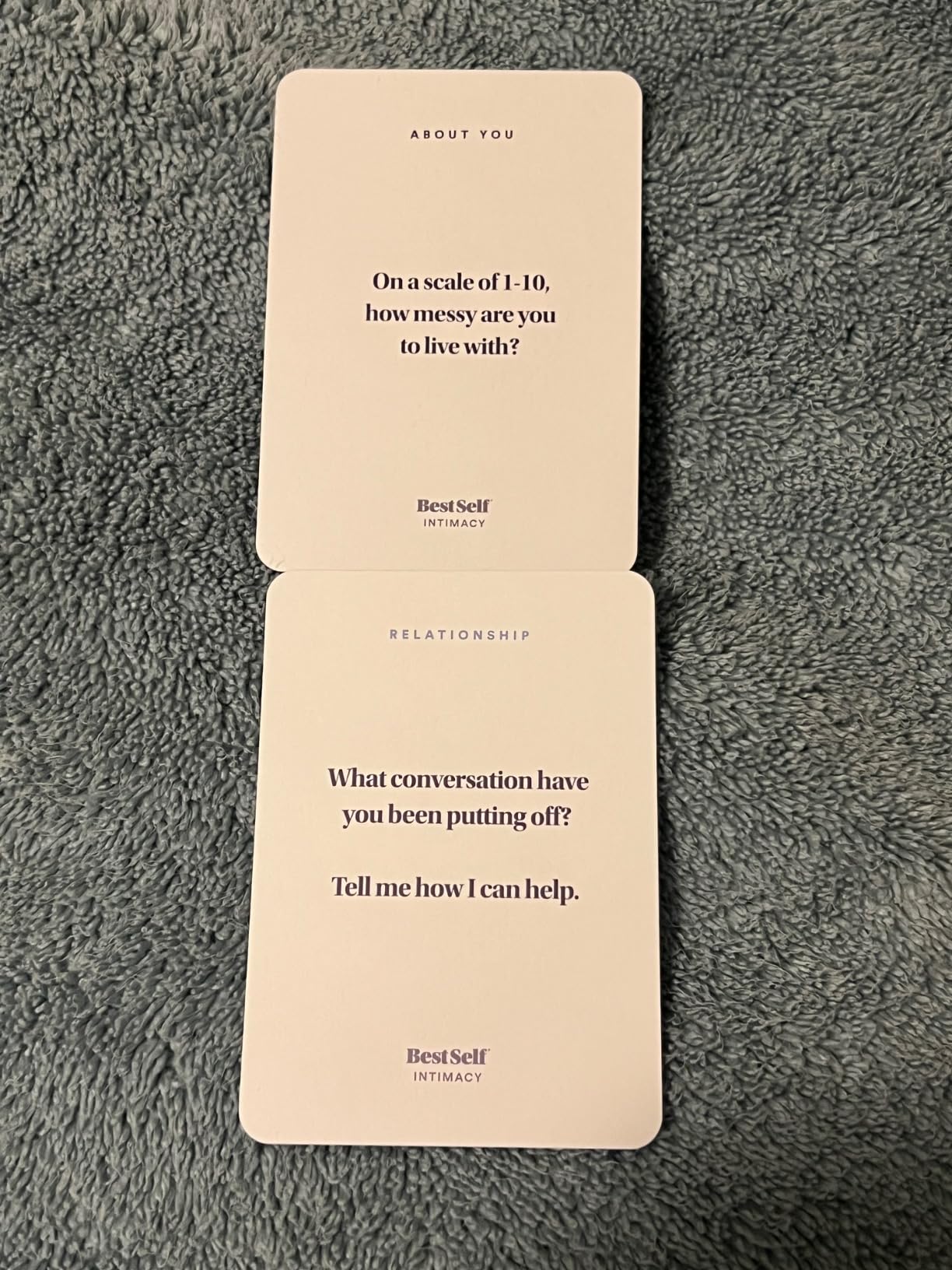 BestSelf Intimacy Deck - 170 Conversation Cards for Couples | Psychology-backed relationship prompts for date night & deeper connection - loved by 200K+ couples worldwide customer photo 2