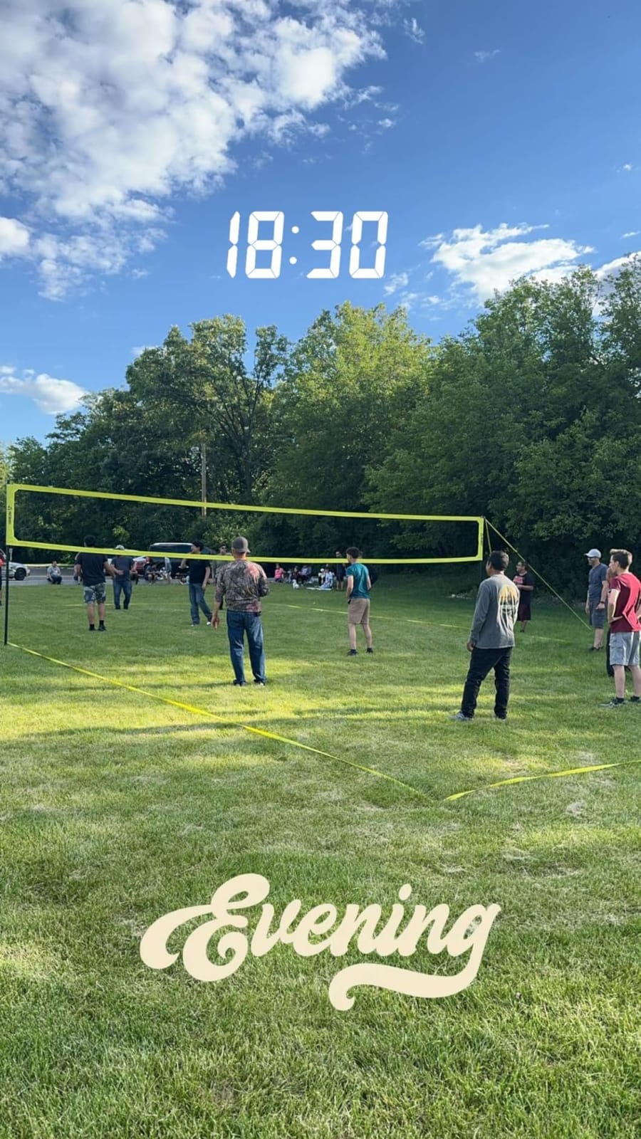 Professional Heavy Duty Volleyball Net Set for Backyard Outdoor | Steel Anti-Sag Winch, Rust-Resistant Aluminum Poles, 32FT Reinforced Net, 3 Official Height Adjustable, Portable Carry Bag customer photo 2