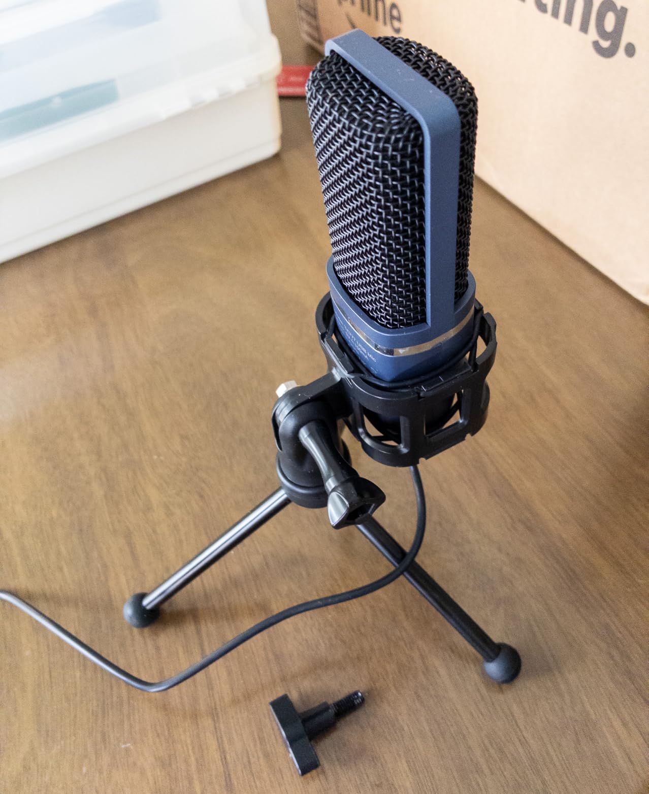 TONOR TC-777 Podcast Microphone, USB Computer Microphone, Cardioid Condenser PC Mic with Tripod Stand and Pop Filter for Podcasting, Streaming, Vocal Recording, Compatible with PC & Laptop, PS4/5 customer photo 2