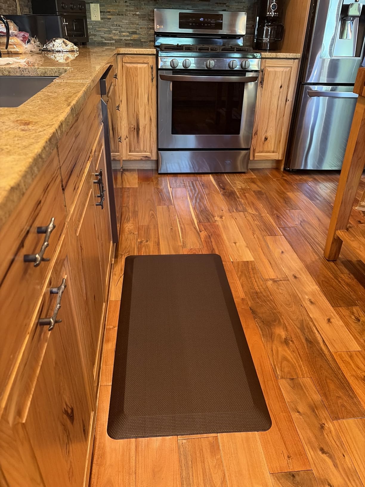FEATOL Anti Fatigue Mat for Standing Desk & Kitchen Floor, 9/10 Extra Thick | Ergonomic Memory Foam Standing Mat, Cushioned Comfort Floor Mat for Office, Kitchen, Home, All-Day Work (20