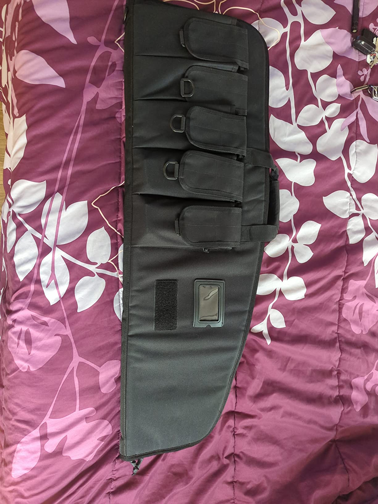 AUMTISC Tactical Soft Gun Case, Rifle Carrying Range Bag with 5 Pouches and Adjustable Shoulder Sling, 38/42 Inch customer photo 1