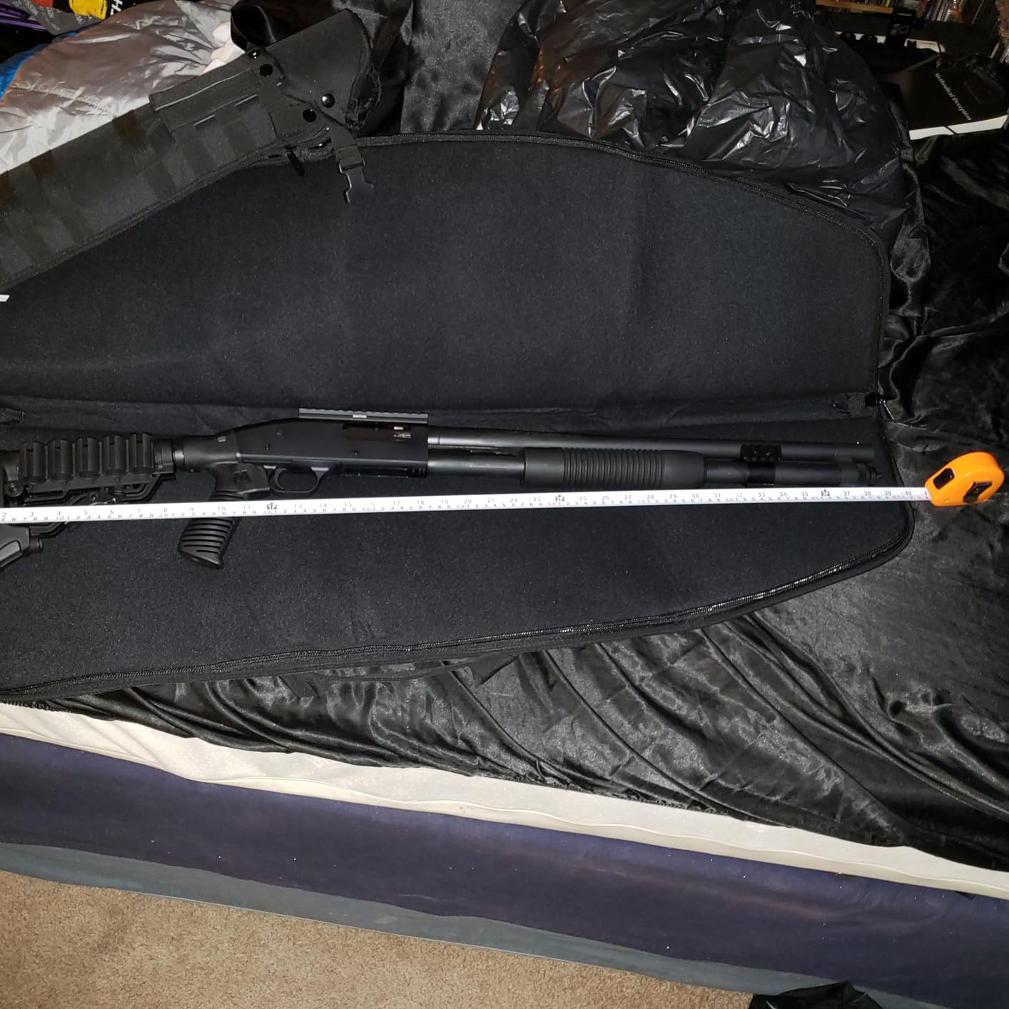 AUMTISC Tactical Soft Gun Case, Rifle Carrying Range Bag with 5 Pouches and Adjustable Shoulder Sling, 38/42 Inch customer photo 2