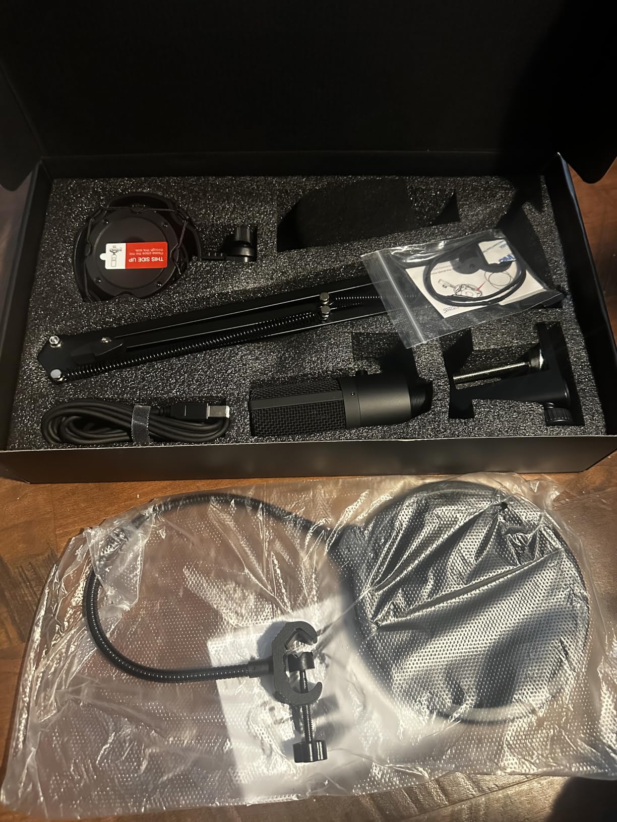 FIFINE T669 Studio Condenser USB Microphone for Recording Podcasting | Computer Microphone Kit for Voice Overs, Adjustable Boom Arm Stand, Shock Mount for Vocal, Instruments, Gaming, Streaming customer photo 1