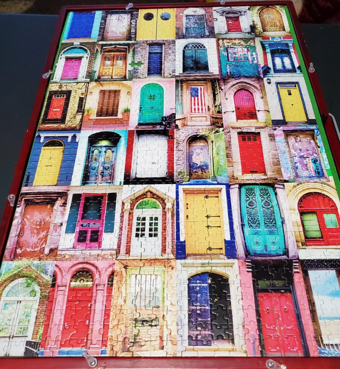 Ingooood Wooden Jigsaw Puzzles for Adults 1000 Pieces - Accompanied - Challenging & Therapeutic Family Games for Couples, Fun Birthday Gift for Friends, Premium Home Decor Art Puzzle customer photo 1