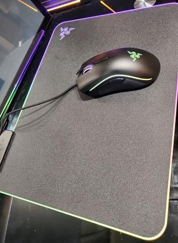 Razer Firefly Hard V2 RGB Gaming Mousepad, Customizable Chroma Lighting | Built-In Cable Management, Balanced Control & Speed, Non-Slip Rubber Base customer photo 1