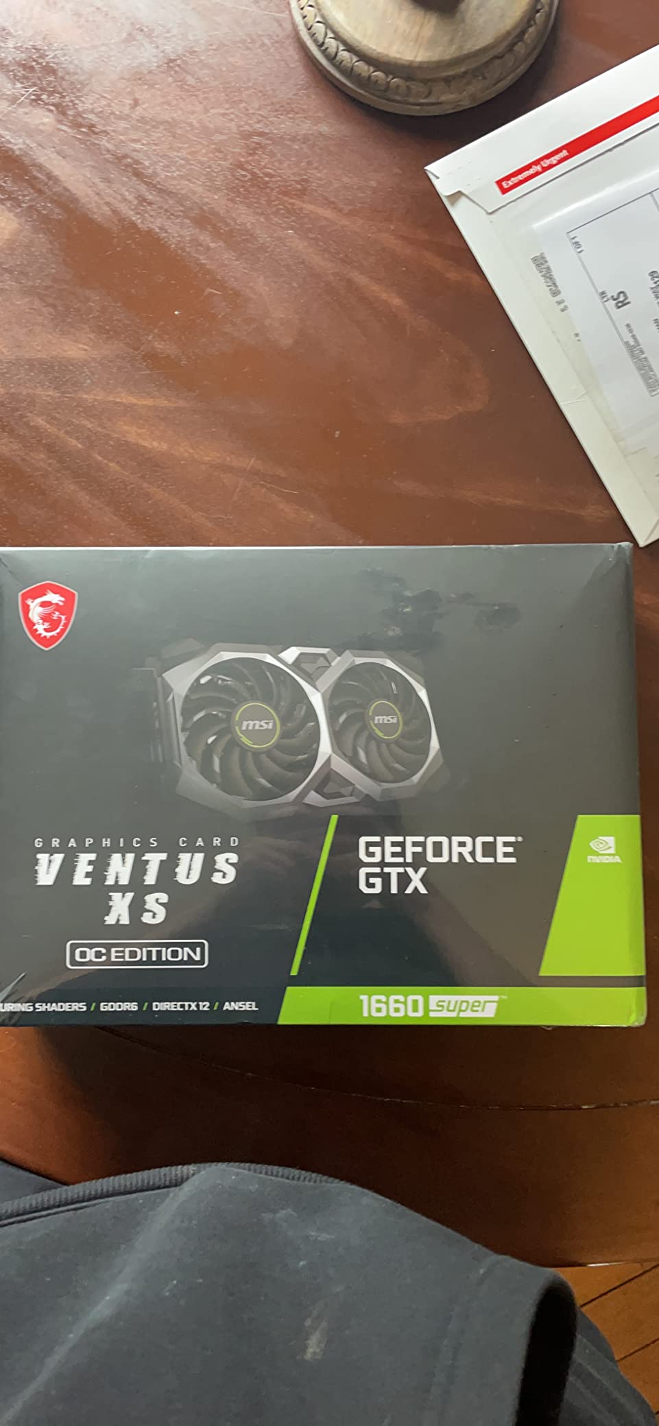 MSI Gaming GeForce GTX 1660 Super 192-bit HDMI/DP 6GB GDRR6 HDCP Support DirectX 12 Dual Fan VR Ready OC Graphics Card (GTX 1660 Super Ventus XS OC) customer photo 1