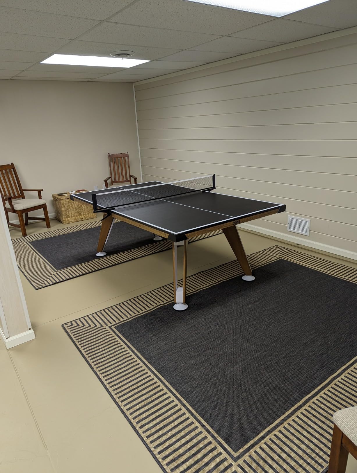 Hall of Games Table Tennis Tables Multiple Styles, Furniture Quality Ping Pong Tables with Easy Clamp Nets, Perfect for Family Game Rooms customer photo 2